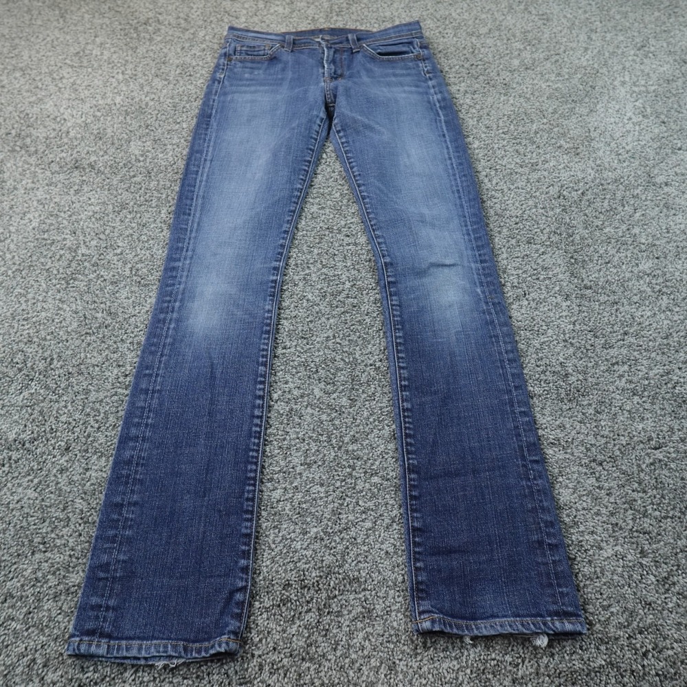 Citizens Of Humanity Jeans Womens 27 Dark Blue Denim High Rise Straight Stretch